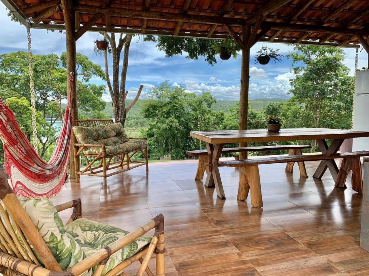 Chale Com Jacuzzi Vista Do Lago Alexania Zewnętrze zdjęcie